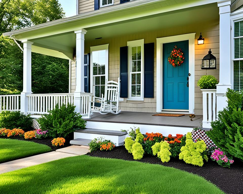 Curb appeal landscaping