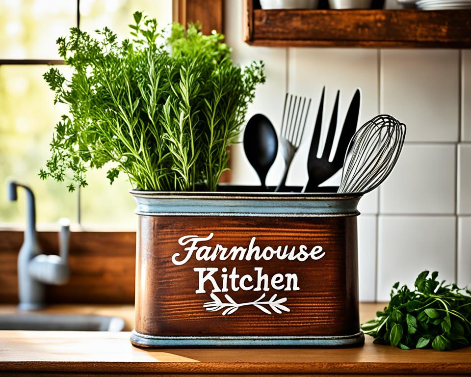 Farmhouse Utensil Holder Ideas