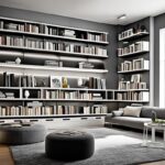 Modern Home Libraries with Shelving Units