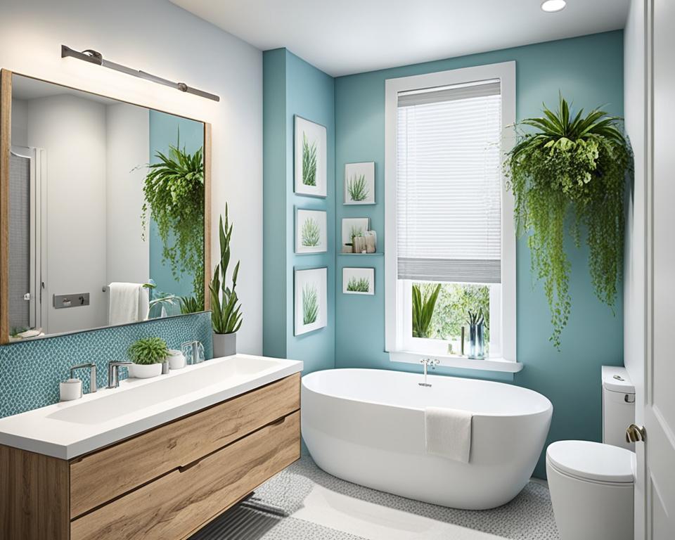 calming bathroom color palettes