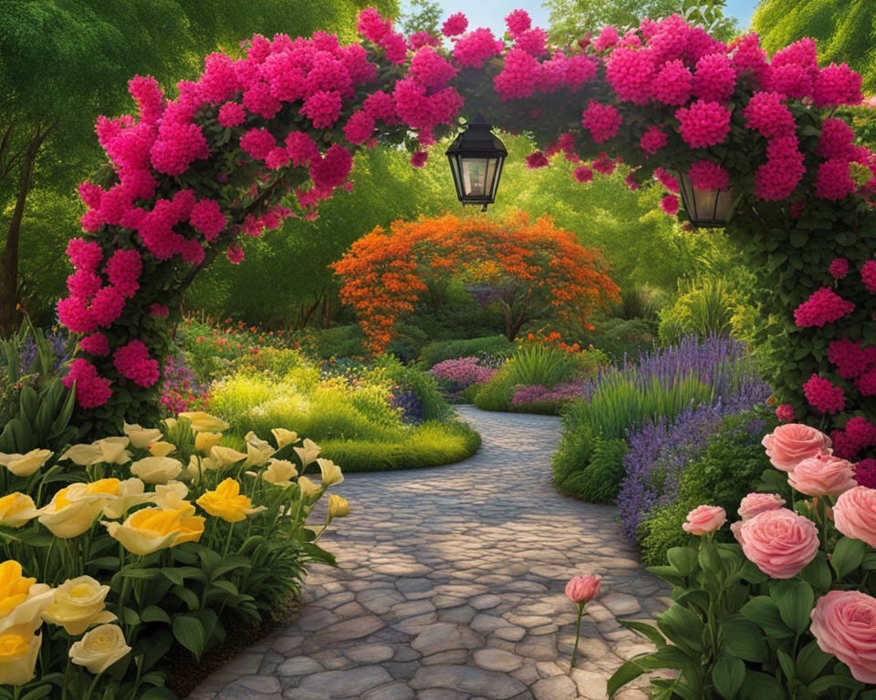 colorful garden