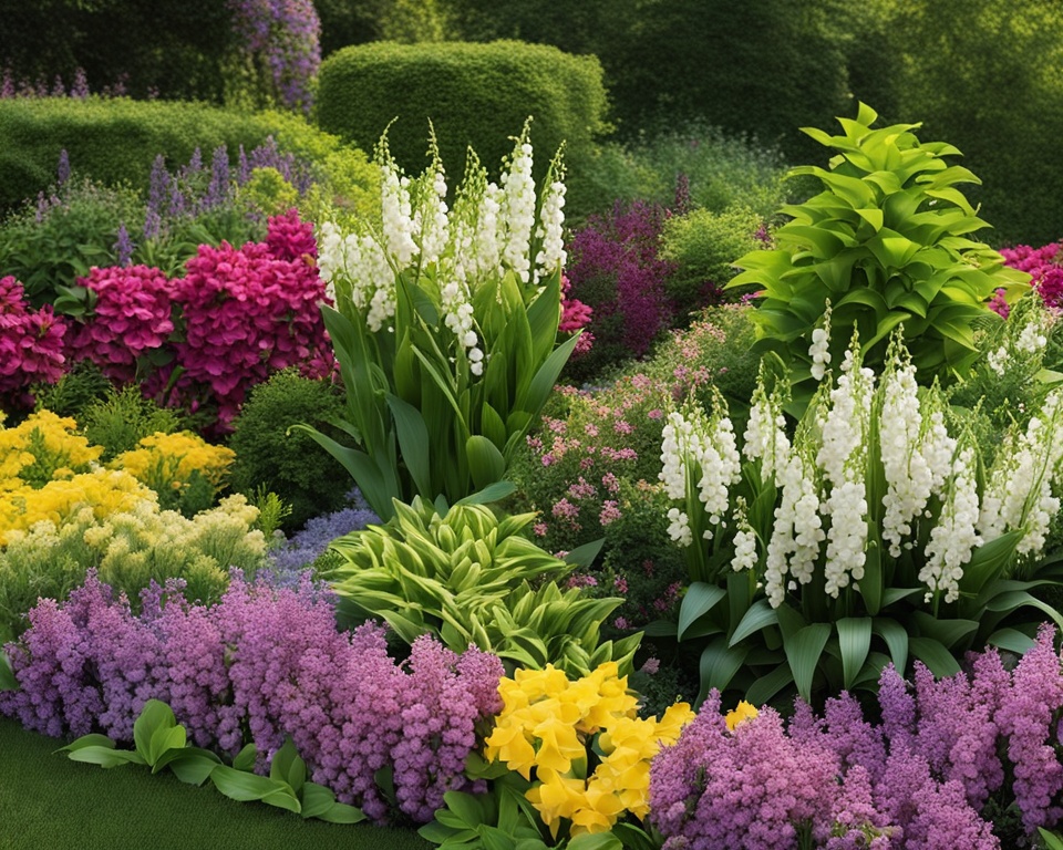 lily of the valley companion plants