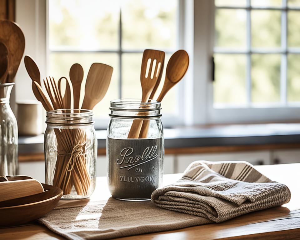 mason jar utensil holder