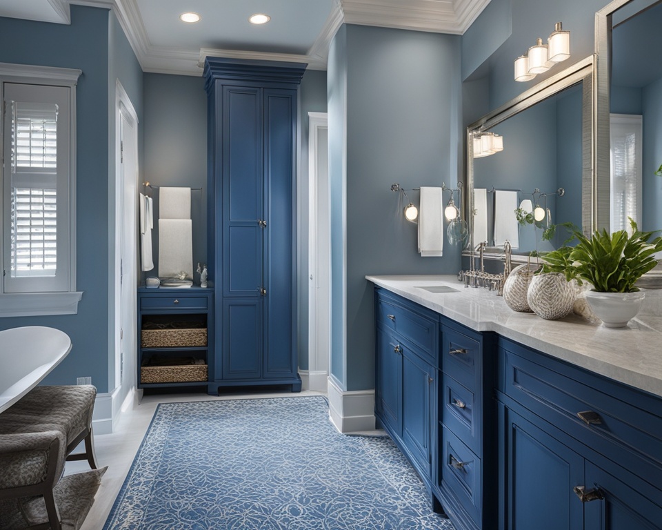 monochromatic bathroom color schemes