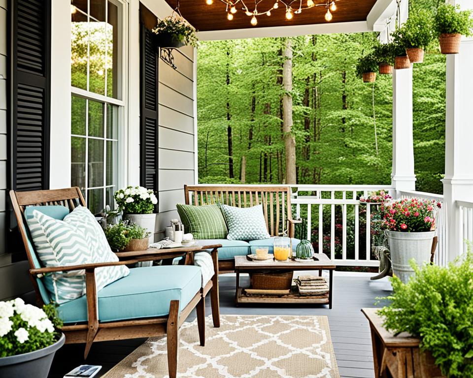 outdoor living on a budget