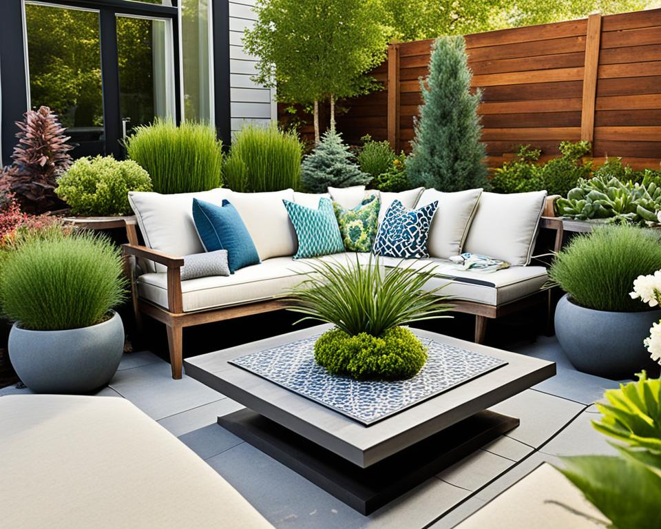 patio furniture arrangements