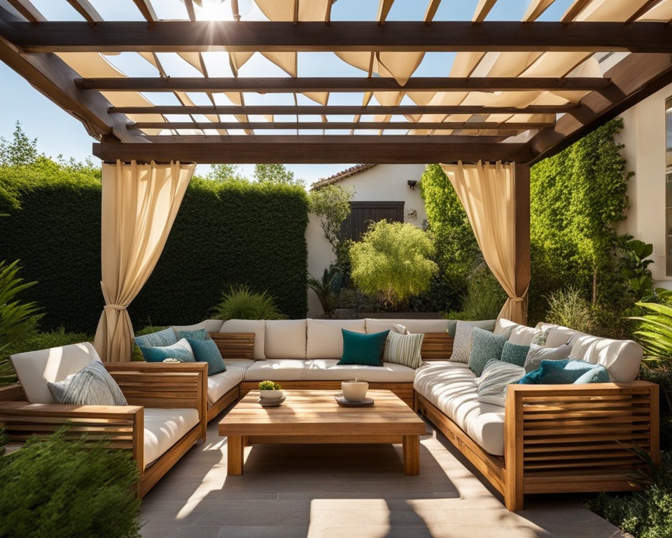 pergola sun shades