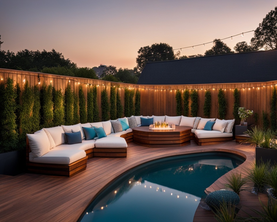 pool deck seating