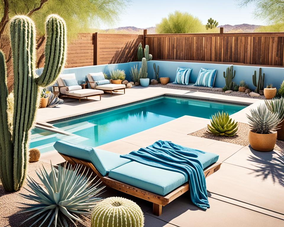 ranch-style pool seating