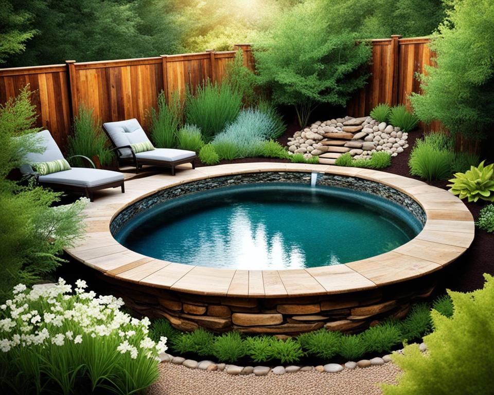 ranch-style pool seating