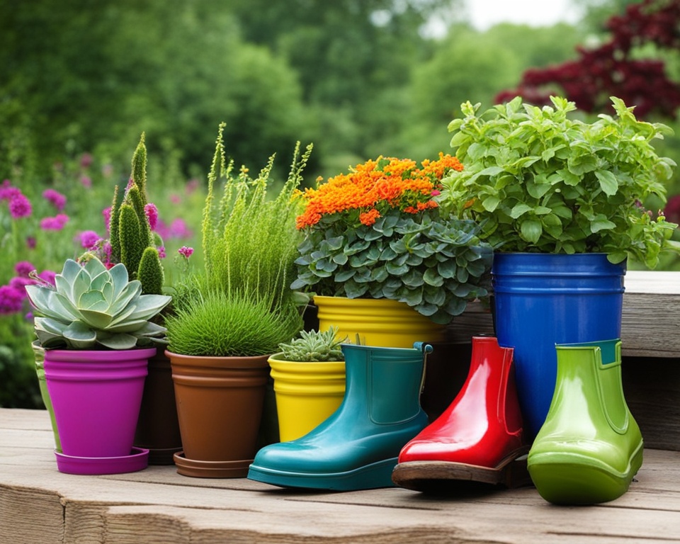 upcycled planters