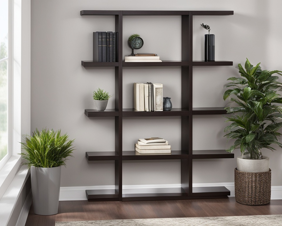 wall-mounted shelving units